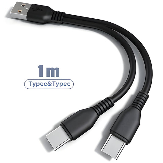 2-in-1 Multi Port Charging Cable