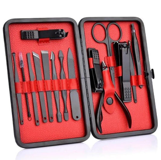 15 Piece Manicure Set with Travel Case