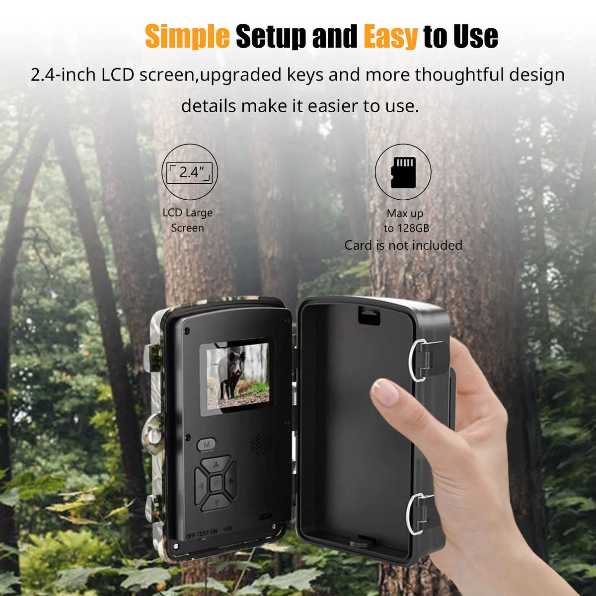 1080p Night Vision Trail Camera