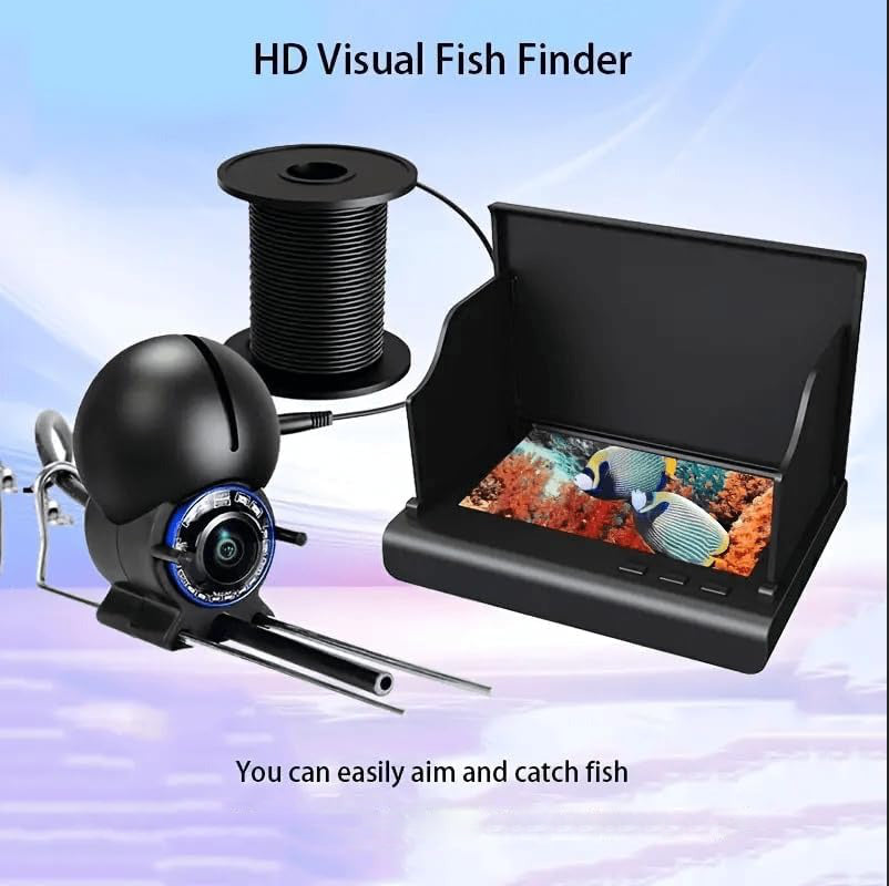 Portable Fish Finder Underwater Fishing Camera with 4.3 inch LCD Monitor