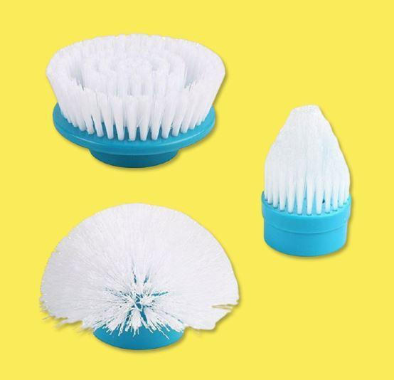 Cordless Electric Spin Scrubber with Extendable Handle Bathroom Cleaning Brush