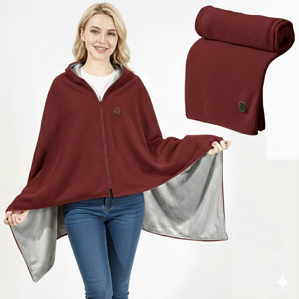 Portable Heated Shawl Blanket