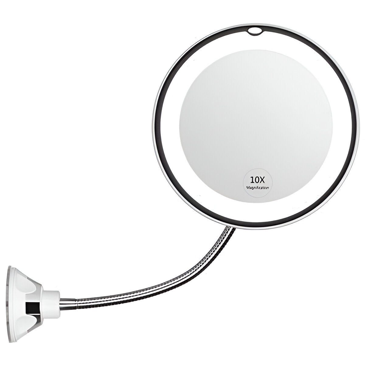 10x Magnifying LED Suction Mirror