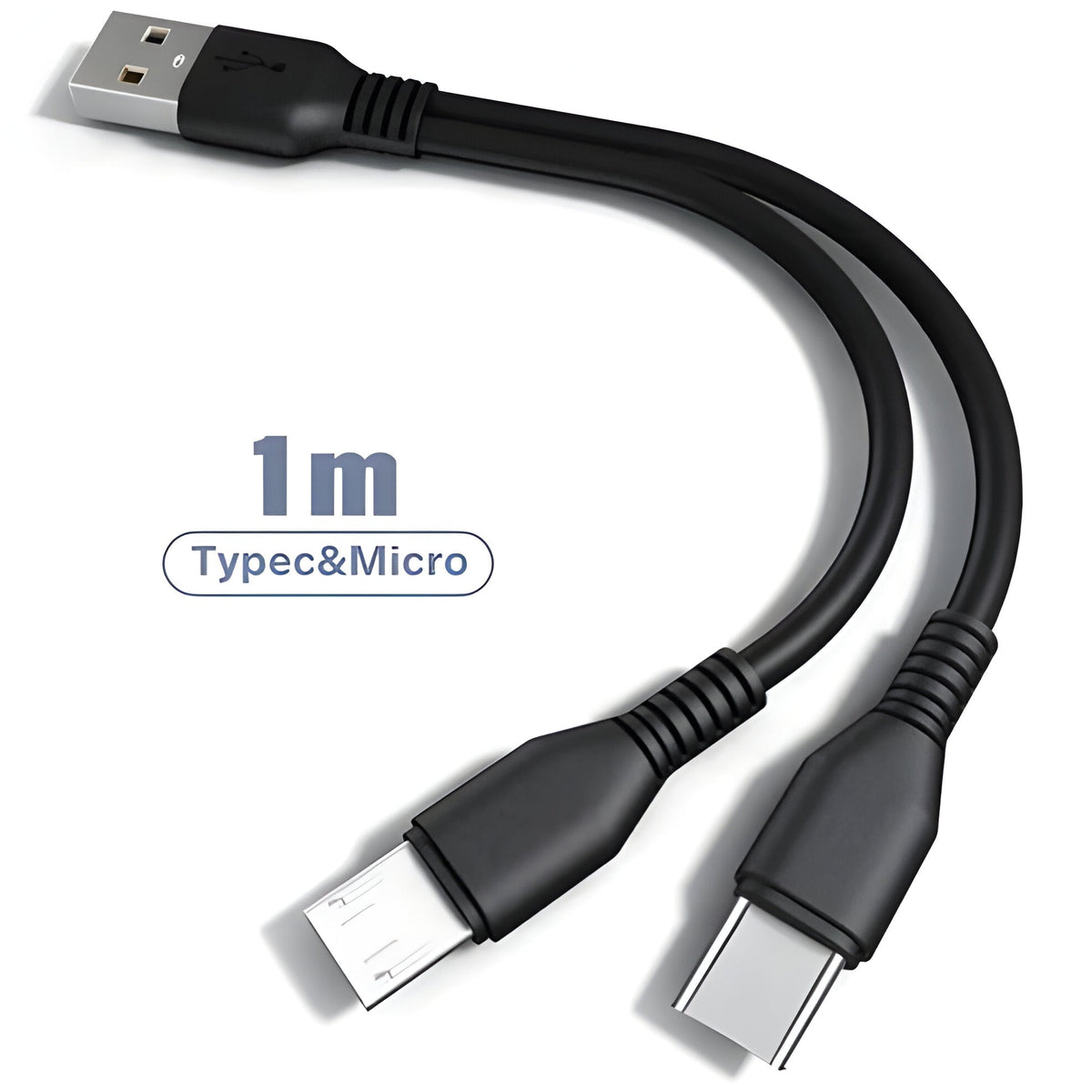 2-in-1 Multi Port Charging Cable
