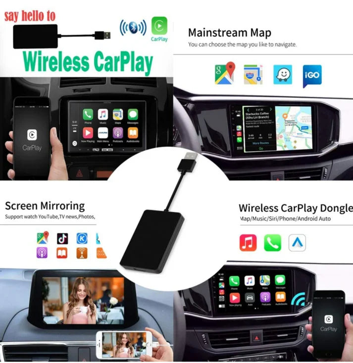 Carplay& Android Auto adapter-Suitable for all car brands