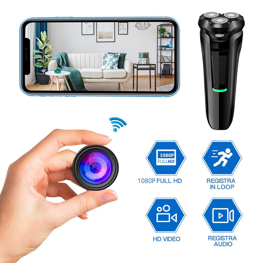 Shaver Style 1080p WiFi Mini Camera