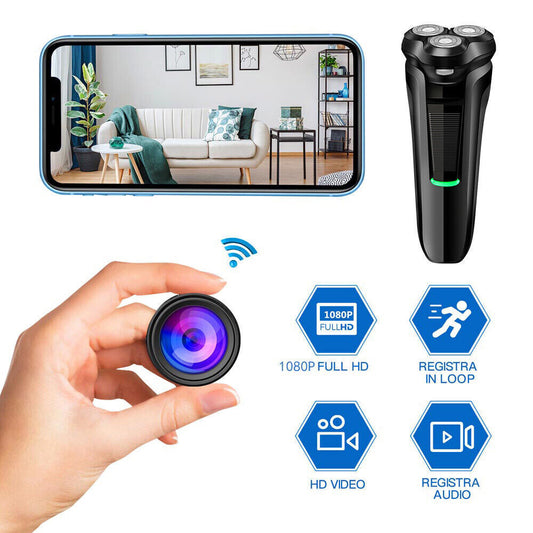 Shaver Style 1080p WiFi Mini Camera