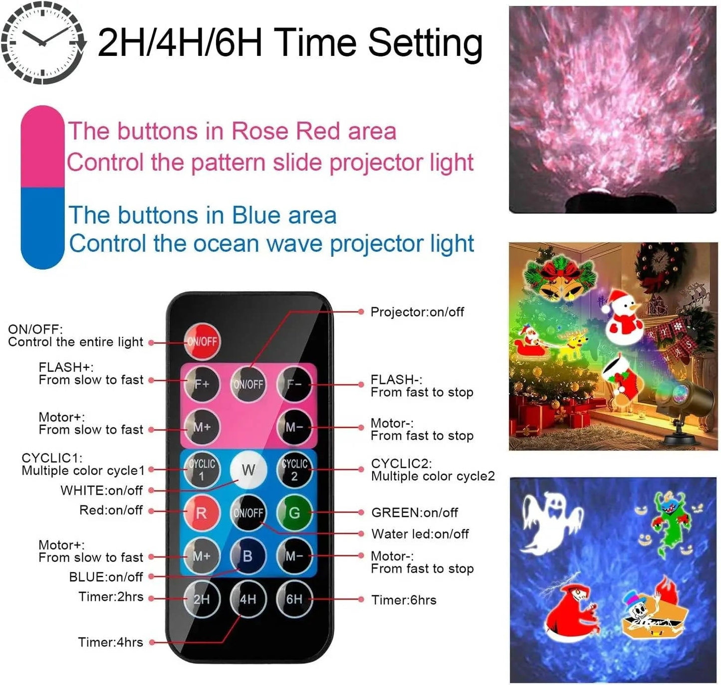 Christmas Projector Lights Outdoor Decoration