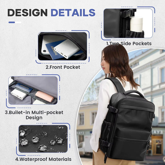 15.6in Anti-Theft Travel Backpack