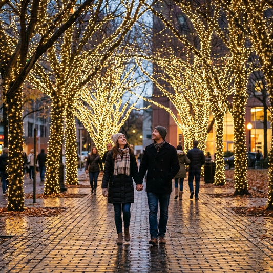 17-Meter String of 100 Led Solar-Powered Fairy Lights