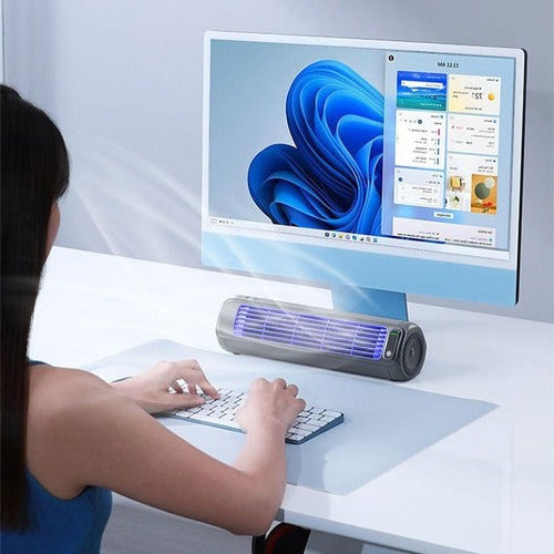 Portable tabletop fan