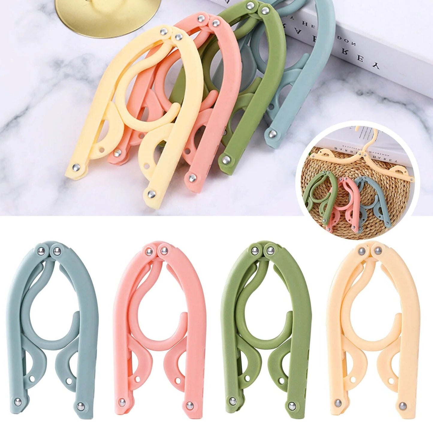 Foldable Travel Clothes Hanger