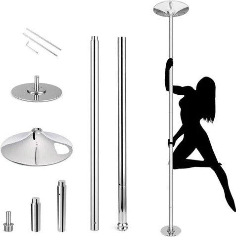 Portable Home Fitness Spinning Dance Pole 1.7in