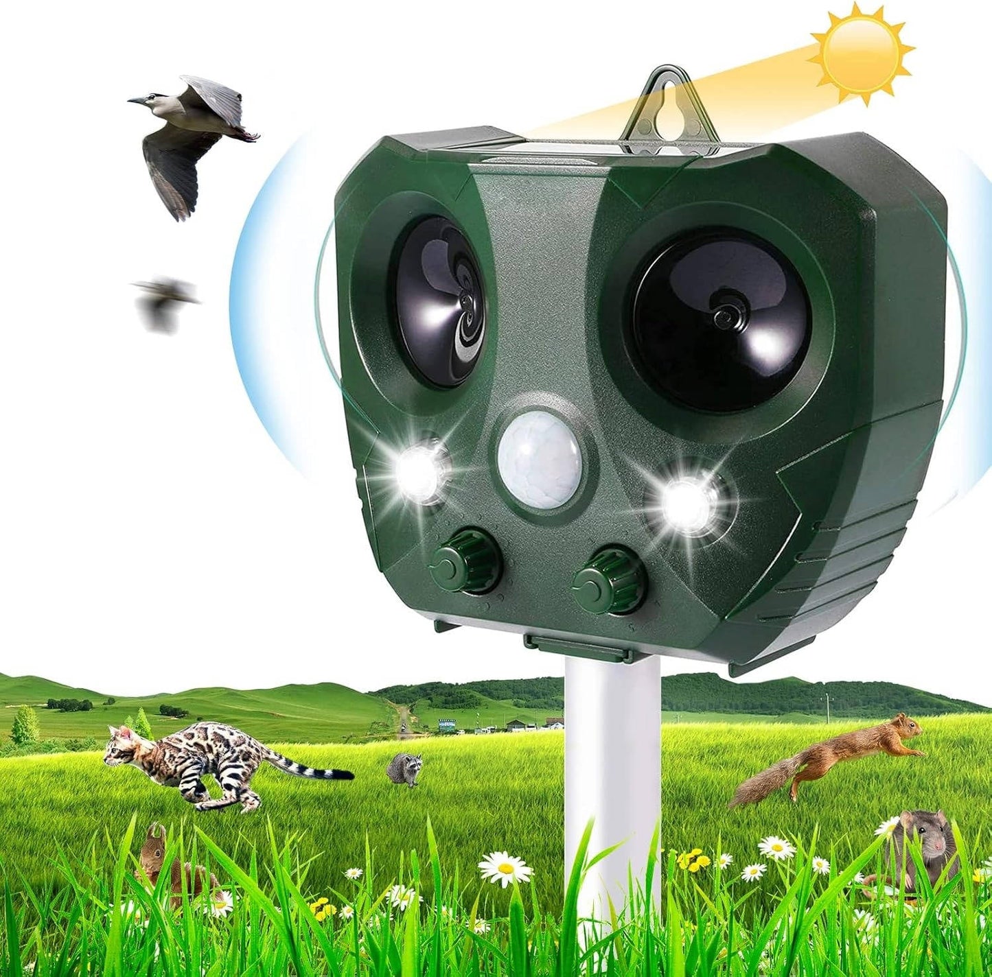 Pigeon And Bird Scarer Ultrasonic And Pest Defender