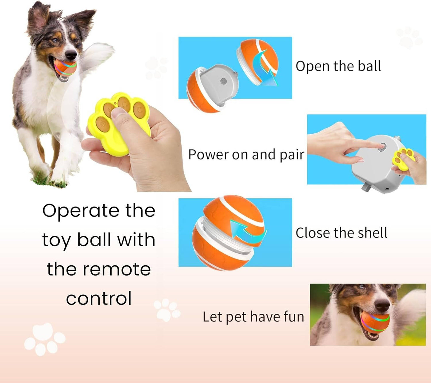 Interactive Dog Ball Toy