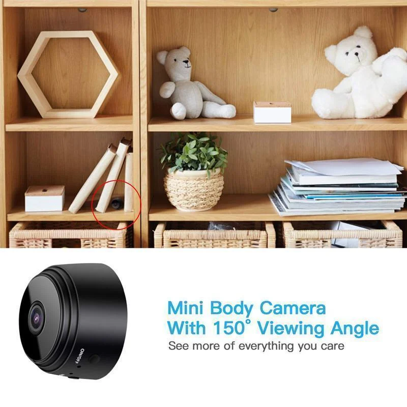 Magnetic 1080p WiFi Mini Camera