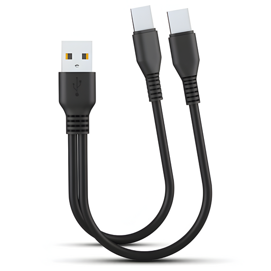 2-in-1 Multi Port Charging Cable
