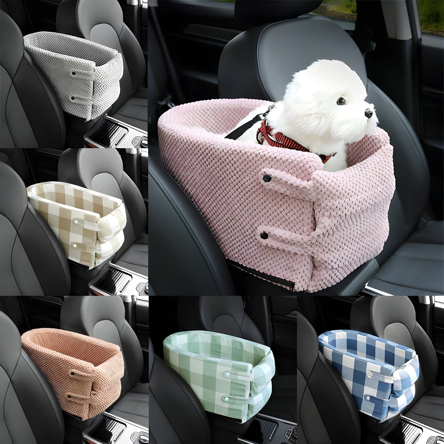 Pet car seat for small dog and cat
