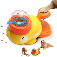 Interactive Cartoon Duck Dog Puzzle Feeder