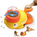 Interactive Cartoon Duck Dog Puzzle Feeder