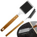 Long Handle Barbecue Grill Brush with Scraper