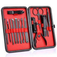 15 Piece Professional Manicure Set With Travel Case