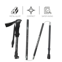 Premium Automatic Retractable Hiking Stick