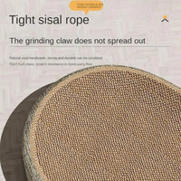 Oval Sisal 2 in 1 Cat Scratcher Bed