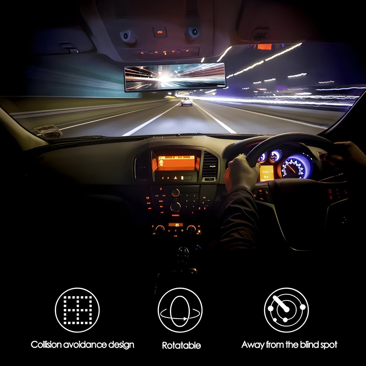 No Blind Spot Rear view Mirror