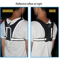 Reflective Running Vest Chest Bag