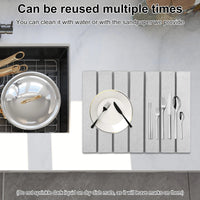 Foldable Diatomite Stone Dish Drying Mat
