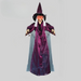 Life Size Animated Halloween Witch with Red Eyes