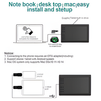 Graphic Tablet Drawing Pad Digital Pen
