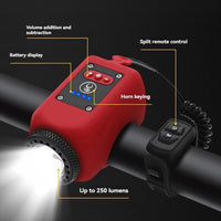 Electric Bike Horn and Front Light