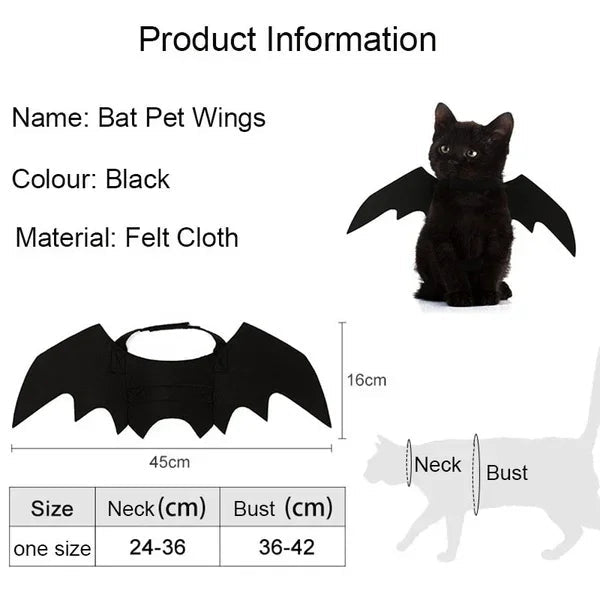 Bat Wing Halloween Costume for Pets