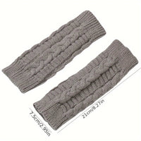 Knit Womens Winter Fingerless Gloves