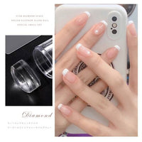 Silicone Transparent Nail Stamper with Scraper