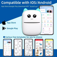 Mini Wireless Portable Thermal Label Printer