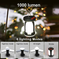Solar USB Folding Leaf Camping Lantern