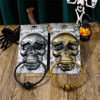 Skeleton Head Door Knocker Halloween Decoration