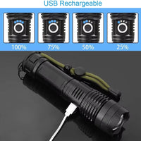 High Lumen Rechargeable Flashlight