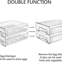 Egg Container Holder For Fridge