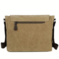 Mens Canvas Satchel Messenger Sling Bag