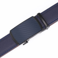 Men's Leather Belt with Automatic Buckle