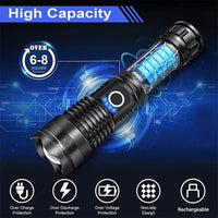 High Lumen Rechargeable Flashlight