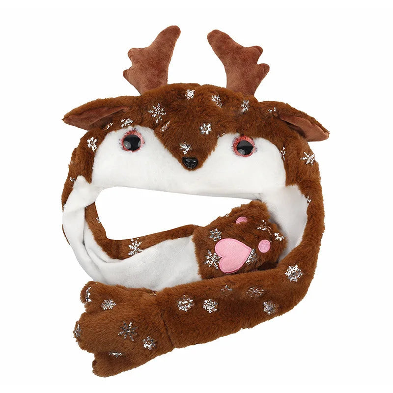 Plush Christmas Hat Party Accessory