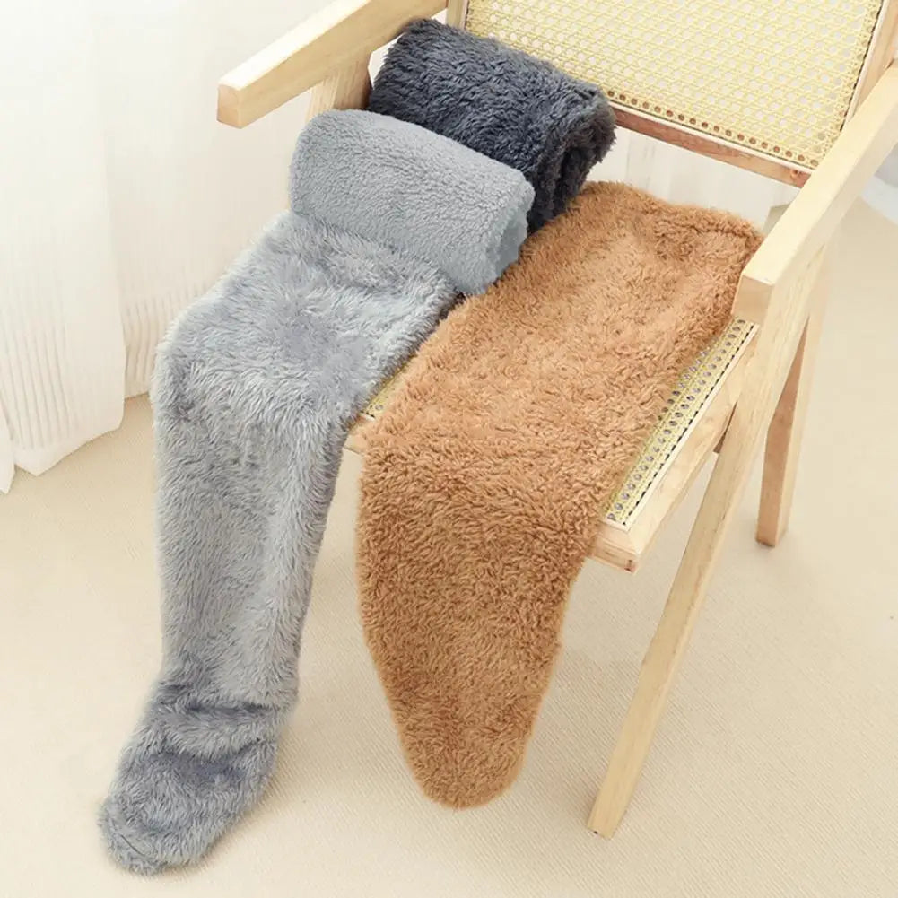 Cozy Fleece Winter Socks Long Warm Stockings