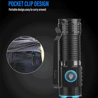 Compact Rechargeable Flashlight LED Torch