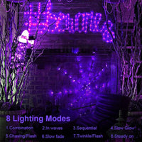 Halloween Spider Web Decoration with Lights