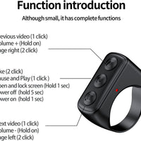 TikTok Scrolling Ring Remote Control